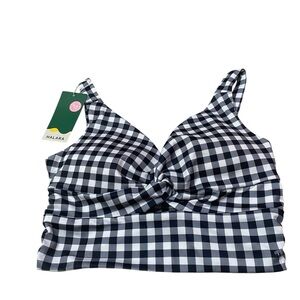 New Halara Play It My Way Gingham Sports Bra Size M